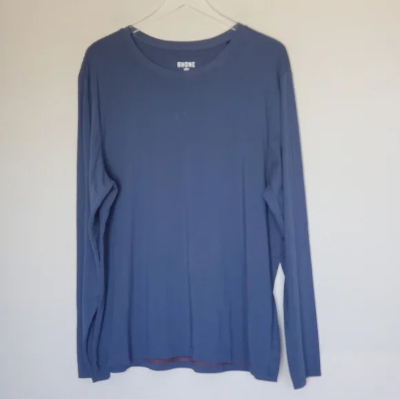Rhone Element Long Sleeve Tee Lightweight Everyday Comfort Long Sleeve Tee XXL - Picture 8 of 8